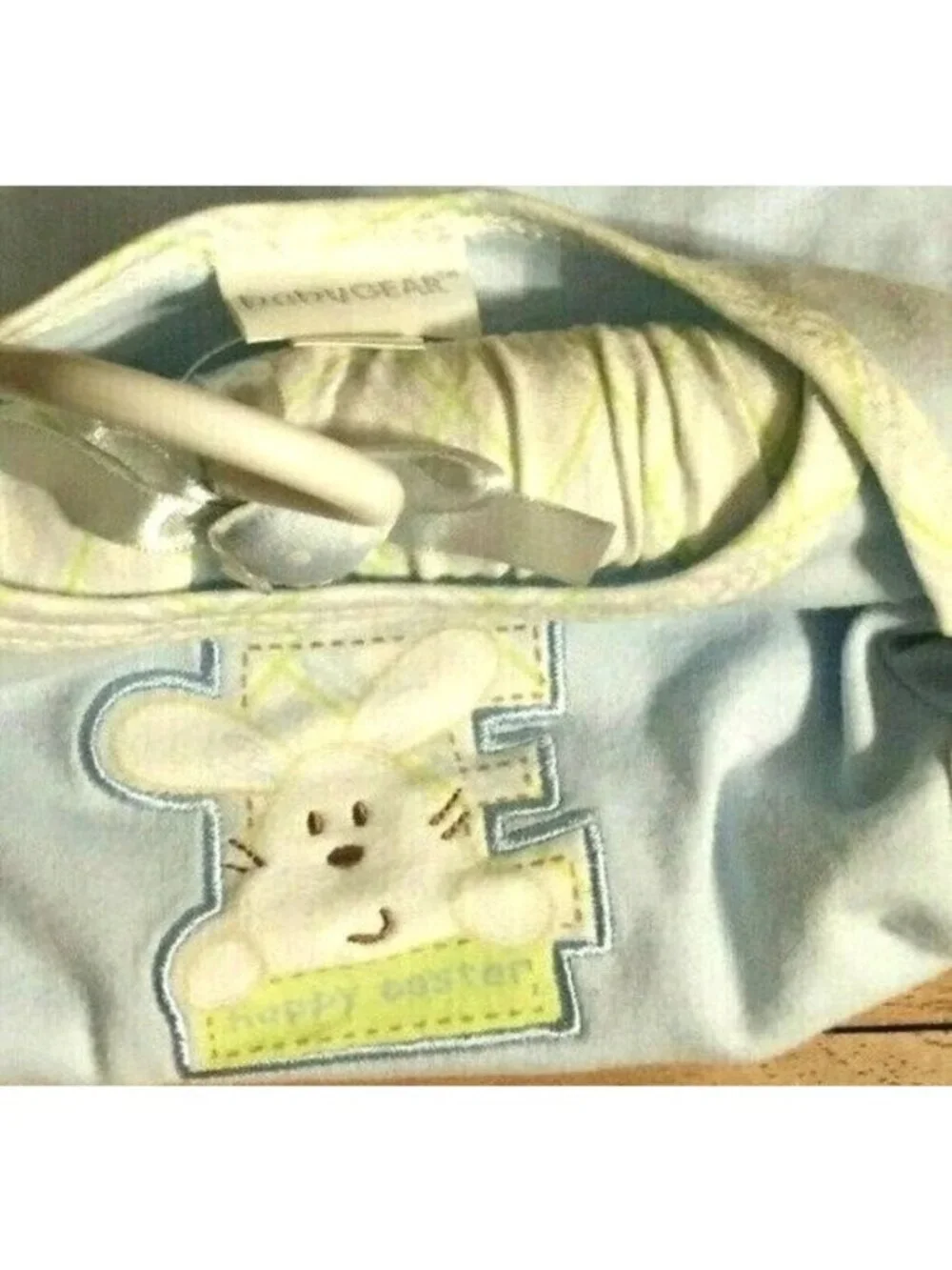 Boys Baby Outfit Gear My 1st EASTER 1-Piece Boy 6-9 Mos  & Special HANGER NWT
